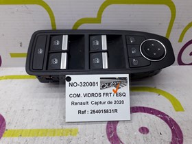 Comando de Vidros Frt / Esq Renault  Captur de 2020 - Ref OEM :  254015831R